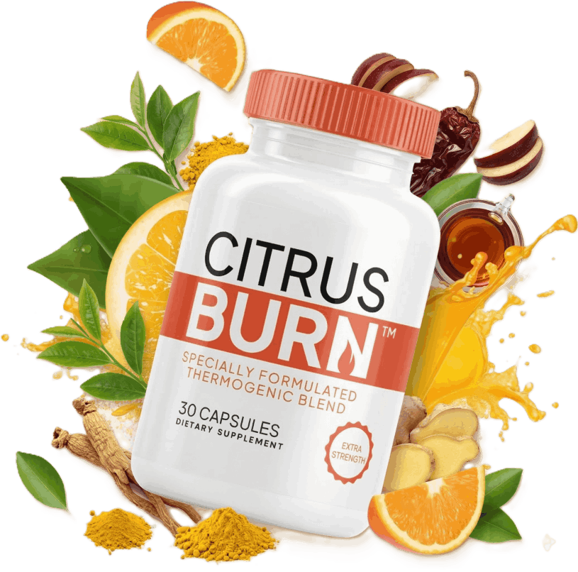 CitrusBurn formula activates fat burning at the source with scientifically researched botanicals that support metabolism