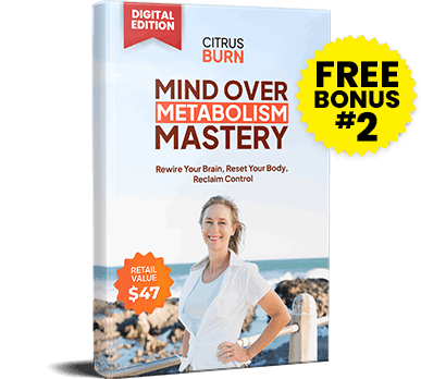 Mind Over Metabolism Mastery digital guide featuring visualization techniques to reduce cravings and support healthy metabolism